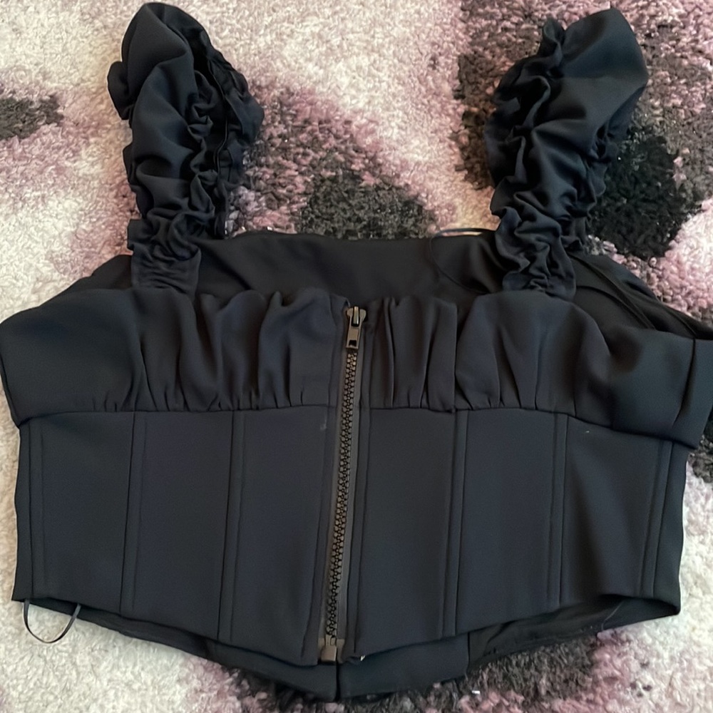 Black corset top - Picture 2 of 2